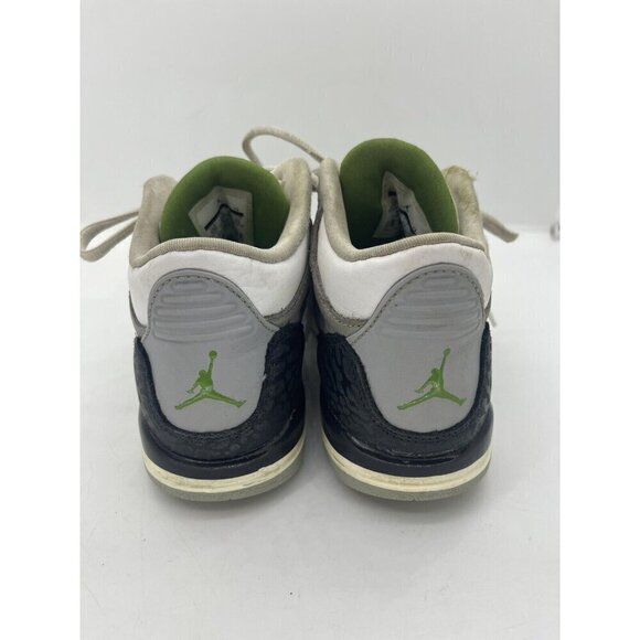 Nike Air Jordan 3 III Retro Chlorophyll Grey Size 13C Sneakers Shoes 429487-006 - Picture 4 of 9